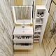 Style Line Мебель для ванной Даймонд 80 Люкс белая, PLUS подвесная – фотография-22